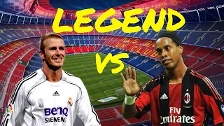 David Beckham & Ronaldinho in a class of its own