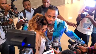 DIAMOND ALIVYO MPOKEA ZARI NA WATOTO WAKE KWA MAHABA MAZITO