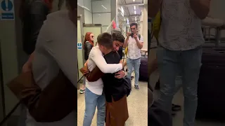 Afghan brothers reunite in London after months of separation | Afghan brothers Viral Video #shorts