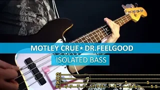 [isolated bass] Mötley Crüe - Dr Feelgood / bass cover / playalong with TA