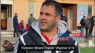 Trajneri kuqeblu, Vioresin Sinani, flet pas ndeshjes Vllaznia U19-Partizani U19 (3:2)