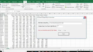 Split Excel File into Multiple Files By Column Value