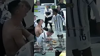 Ronaldo gets mad in the dressing room 😳