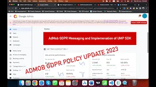 AdMob UMP SDK: Implementing GDPR Compliance for Android/IOS Apps