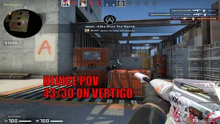 Astralis device plays FACEIT on VERTIGO (43/30 CS:GO POV)