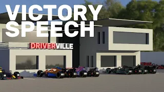 F1 - Animated - Lewis Hamilton seeks help for a victory speech