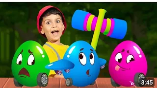 Surprise Eggs Transport Kids Songs | BabyBillion | Nursery Rhymes The Prince Videos for kids