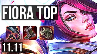 FIORA vs GAREN (TOP) | 13 solo kills, 1.9M mastery, Legendary, 300+ games | NA Diamond | v11.11