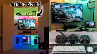 All In One Gaming, Streaming & Productivity Setup Tour! (2022) | XBSX, PS5, PC, & Switch OLED