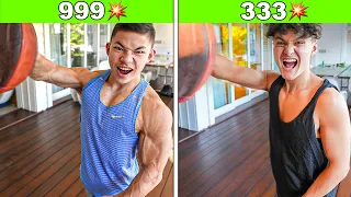 Strongest PUNCH Wins $1,000 w/ World's Strongest Kid