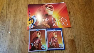 UNBOXING The Walt Disney Signature Collection:The Lion King Blu-Ray!! W/ Disney Store Lithographs