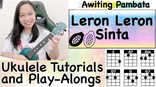 Leron Leron Sinta | Awiting Pambata | Traditional Filipino Song | Ukulele Tutorial PlayAlong