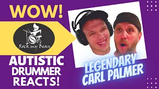 AUTISTIC DRUMMER Reacts to the legendary Carl Palmer!