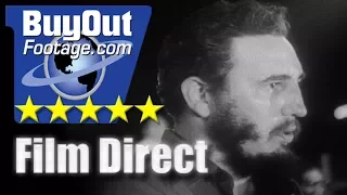 Rally of the People Hails Cuban Dictator Fidel Castro 1959 FILM DIRECT