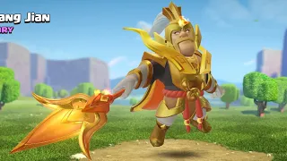 ALL Legendary SKINS of KING 👑 | CLASH OF CLANS 🤩😱(HERO Skins)