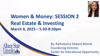 Women and Money Session 2 w/ Rushunda Muldrow