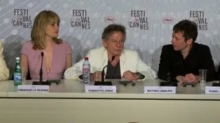 Cannes: Polanski présente "La venus à la fourrure"