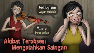 Persaingan Wanita2 Ambis, Saingannya harus kalah! | Kompilasi Kartun Andyriplay #HORORMISTERI