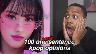 100 ONE SENTENCE KPOP OPINIONS