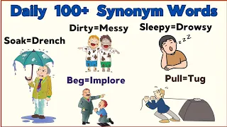 Lesson 65: Daily 100 Synonyms in English | Learn English vocabulary #learnenglishvocabulary