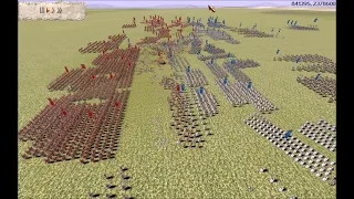 AN RTW BATTLE FROM 14 YEARS AGO ,ROME TOTAL WAR BROTHERHOOD BATTLE 868 by SPARTAN COMMANDER.