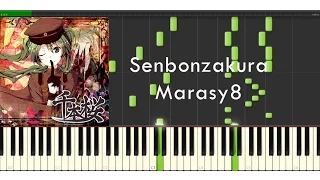 Senbonzakura(Marasy short ver.) [Piano Tutorial] (Synthesia)