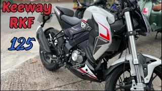 Keeway RKF 125 review / test ride. A good value 125cc motorcycle. Having fun on a 125 motorbike.