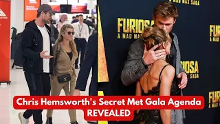 Chris Hemsworth's Laidback Departure: Met Gala 2024 Preview