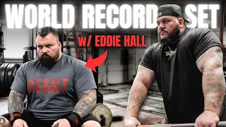 WORLD RECORD SET WITH EDDIE HALL AND MIKE - GYM REAPER