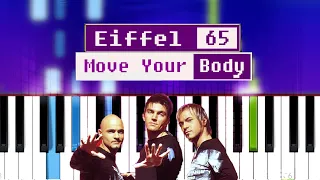Eiffel 65 - Move Your Body (Piano Tutorial)