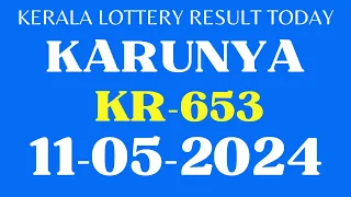 Karunya KR-653 Lottery Results on 11/05/2024
