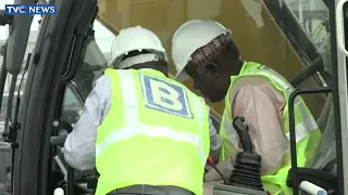 (WATCH) Moment Prof Jerry Gana Flagged Off Construction Of Flyover In Port Harcourt