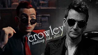 » looking like this {crowley}