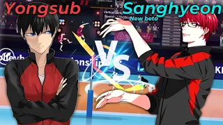The Spike - Volleyball ! 3x3 ! Yongsub Vs Sanghyeon ! Full gameplay ! The Spike mobile