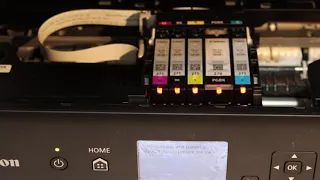 Canon Pixma TS5040 Ink Cartridge Replacement !!