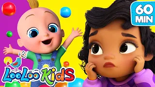 😢 When I'm Upset and Other LooLoo Kids Hits | Soothing Children's Songs Compilation | 1hr