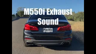 BMW M550i Exhaust Sound / Resonator Delete / Cold Start | 4K