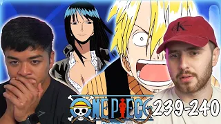 ROBIN LEAVES THE CREW!? - One Piece Episode 239 & 240 REACTION + REVIEW!