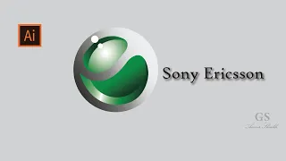 How to Make a Sony Ericsson Logo in Adobe illustrator| Sony Ericsson Logo|