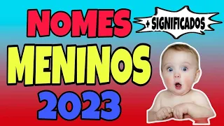 NOMES TENDÊNCIA PARA MENINOS EM 2023 💙👶🏻