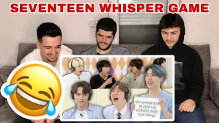 FNF Reacts to seventeen attempting to play the whisper game (and failing)