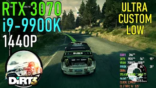 Dirt 3: RTX 3070 | i9-9900K | 1440P