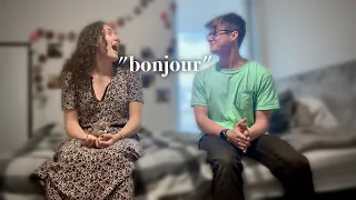 I surprised my friend by learning her language