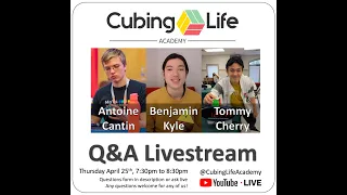 Antoine, Tommy & Ben Livestream - Pyraminx methods, 7 Simul history, WR experiences and more