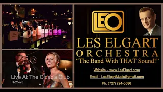 Les Elgart Orchestra live at Cicada Club in Los Angeles   Highlights