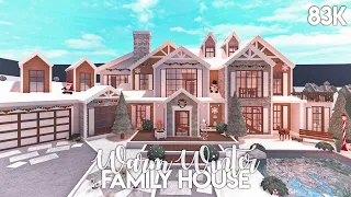 Warm Winter Family House | Bloxburg Build