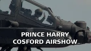 Prince Harry Displays Apache Cosford 2013