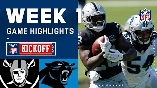 Raiders vs. Panthers Week 1 Highlights | NFL 2020