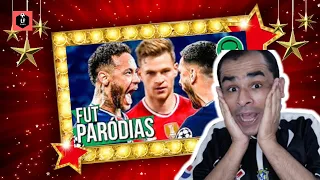 Reagindo ao futparódias ♫♫ DEU PSG NEYMAR E CIA ELIMINAM BAYERN Paródia Ele é Ele, Eu Sou Eu ♫♫