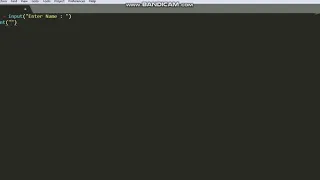 Simple "Hello" program in python using Sublime text 3